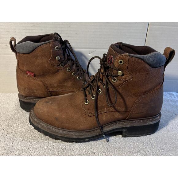 Tony Lama Work Boots Sienna Grizzly Steel Toe Waterproof Men Size 10.5 D main image 9